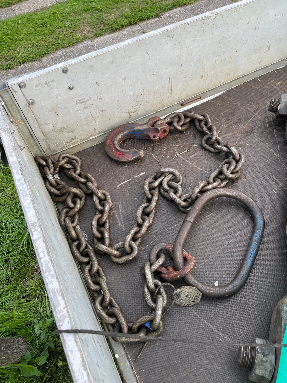 Diverse Hijsketting 3.6m - 8 ton ketting D / harp-sluiting, Ophalen