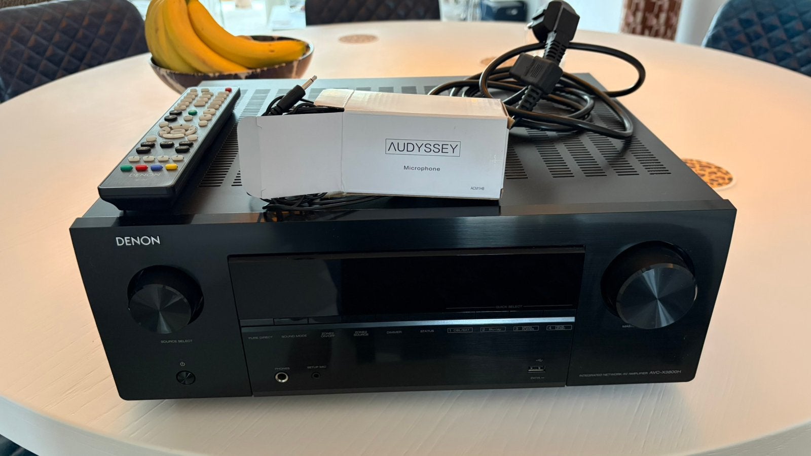 Denon AVC-X3800H 9.4 AV-receiver, 8K, Atmos, met factuur, Ophalen, Zo goed als nieuw, 120 watt of meer, Denon