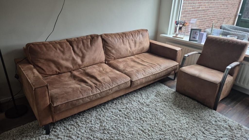 Bank **gratis ophalen**, Ophalen, Gebruikt, 100 tot 125 cm, Rechte bank