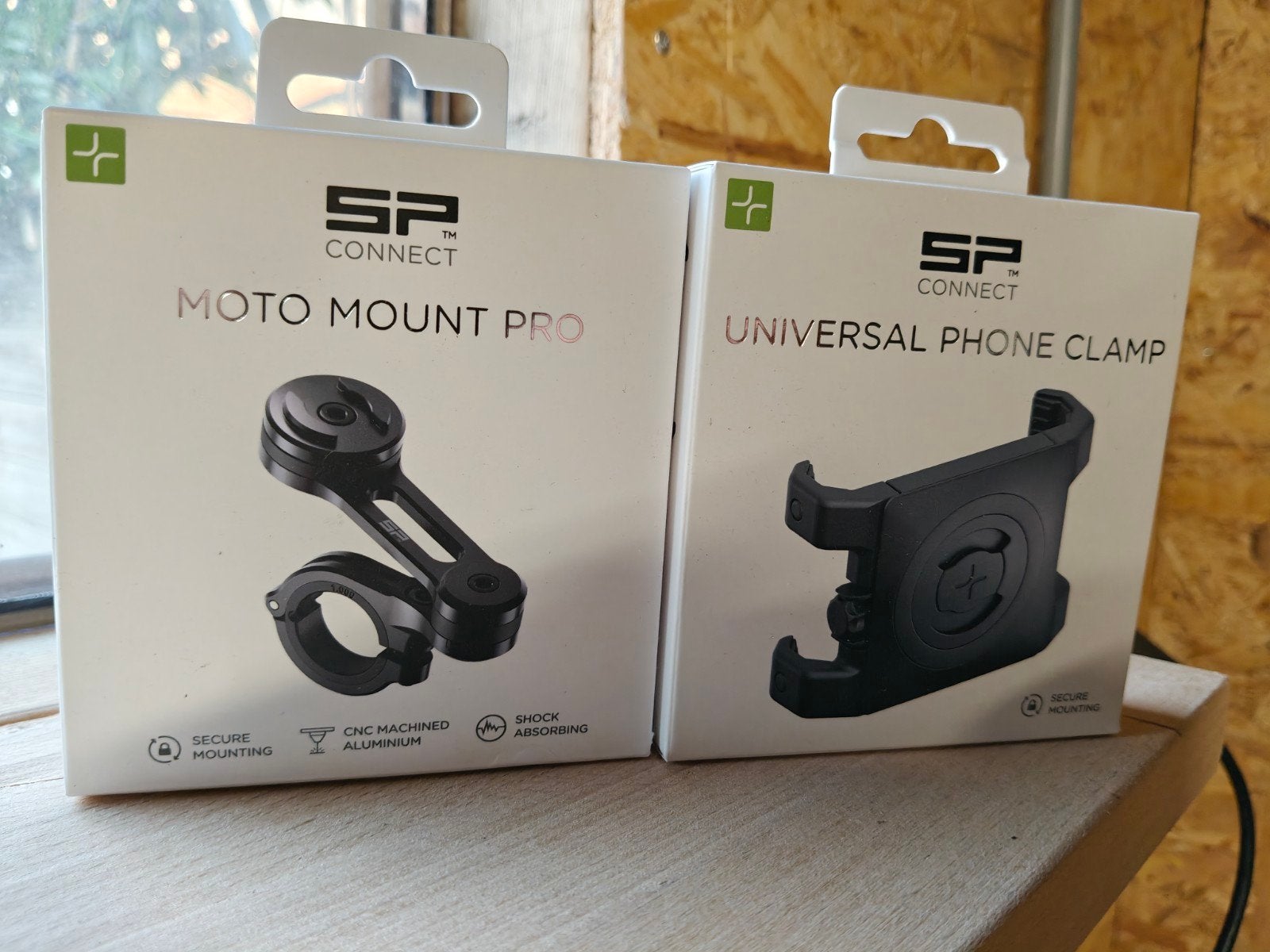 SP Connect Moto Mount Pro & Universal Phone Clamp, Motoren, Ophalen, Nieuw