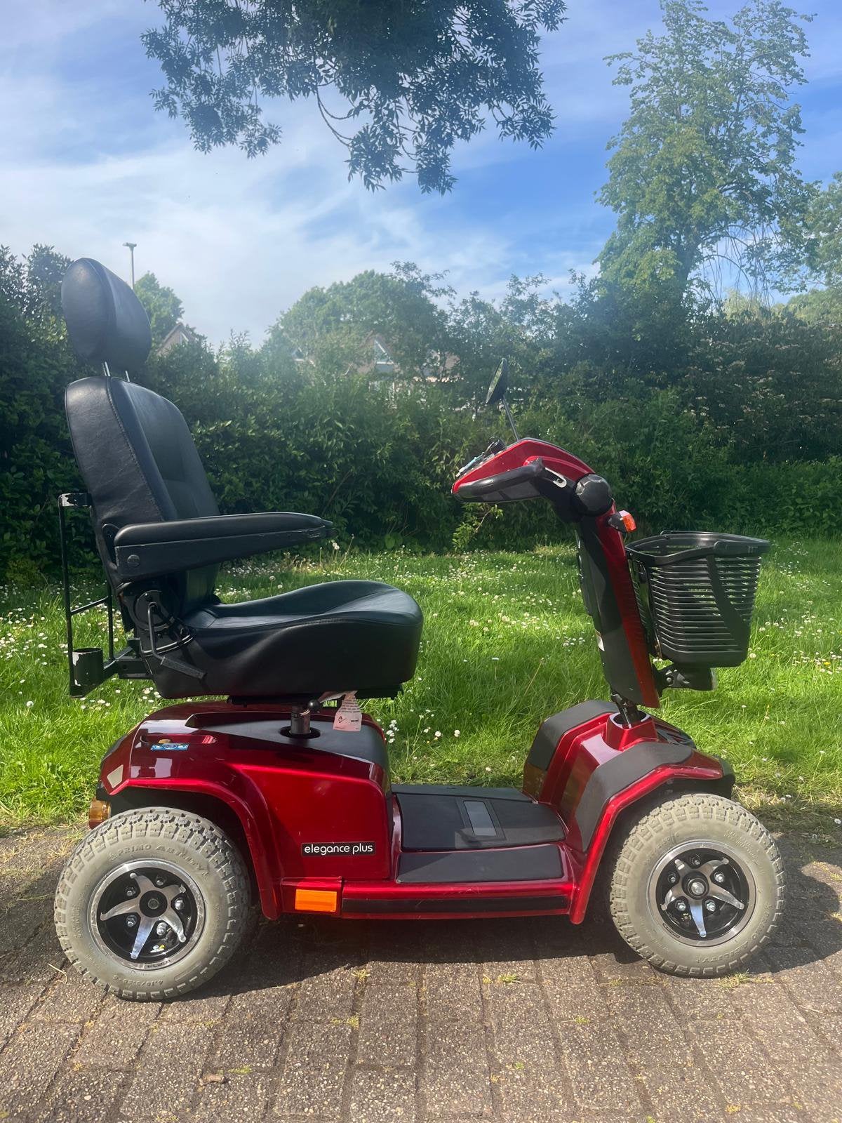 Scootmobiel Pride elegance plus rood, Diversen, Ophalen, 26 t/m 35 km, 16 km/u of meer, Gebruikt