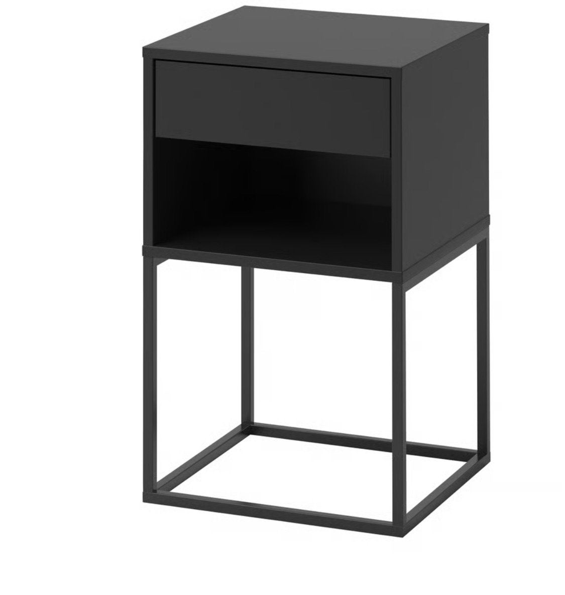 Set van 2 IKEA Vikhammer nachtkastjes - prijs is voor 2!, Ophalen, Gebruikt, Minder dan 45 cm, 55 tot 70 cm