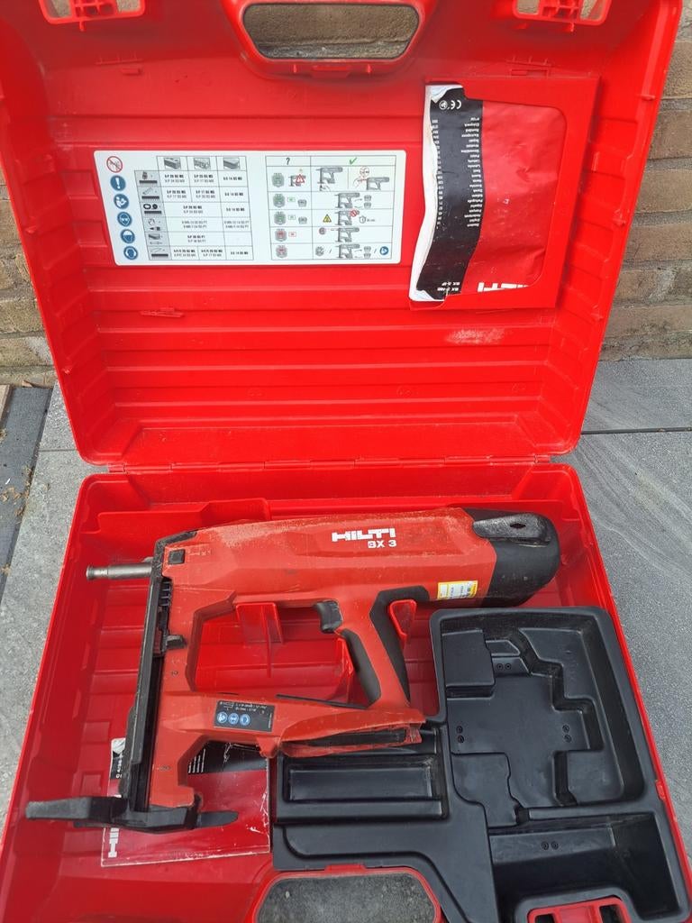 Hilti BX 3 schiethamer op accu, Doe-het-zelf en Verbouw, Ophalen of Verzenden, Zo goed als nieuw