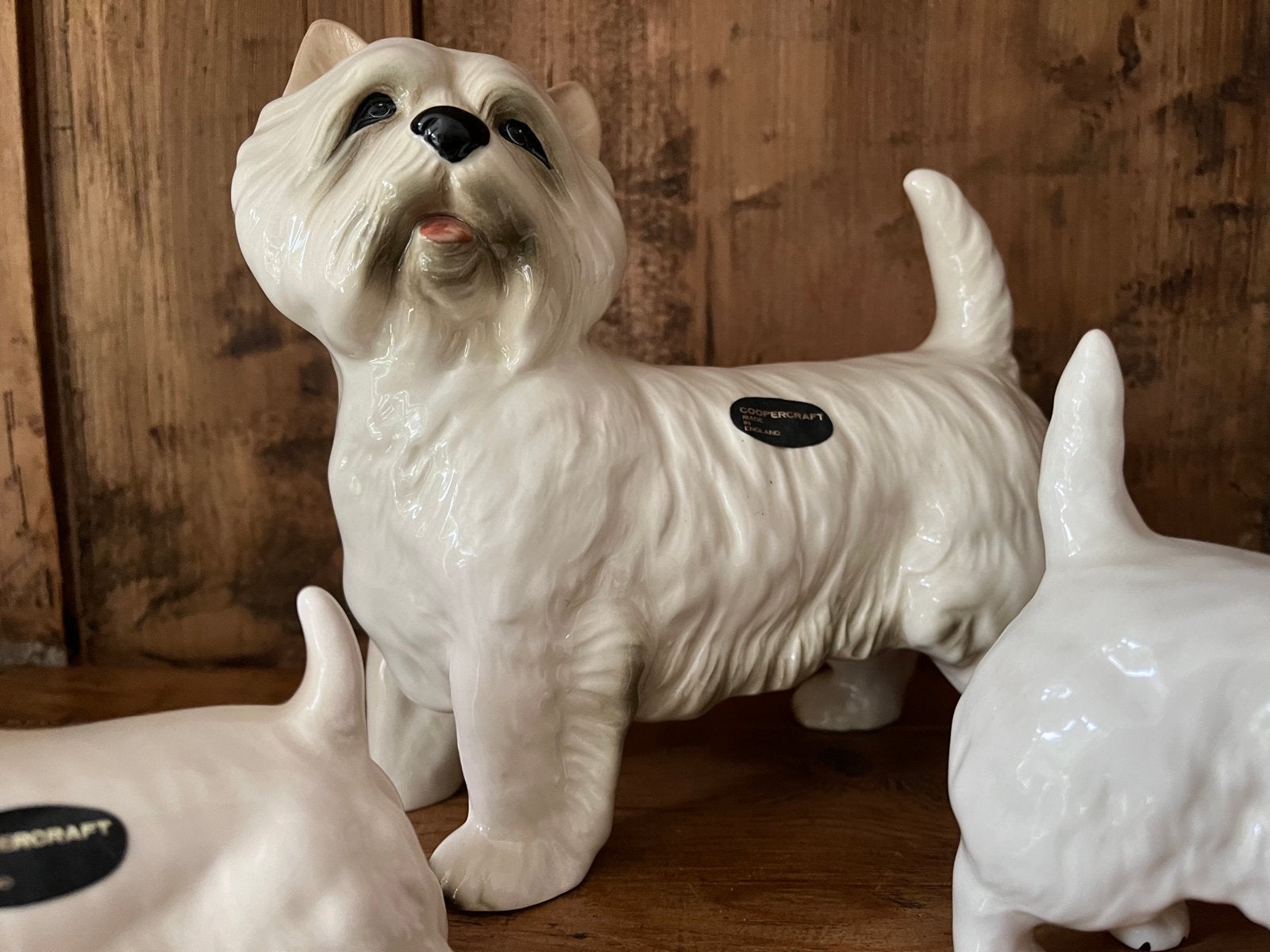 Set van 3 Cooperscraft Westie hondenbeeldjes, Ophalen of Verzenden, Zo goed als nieuw, Dier