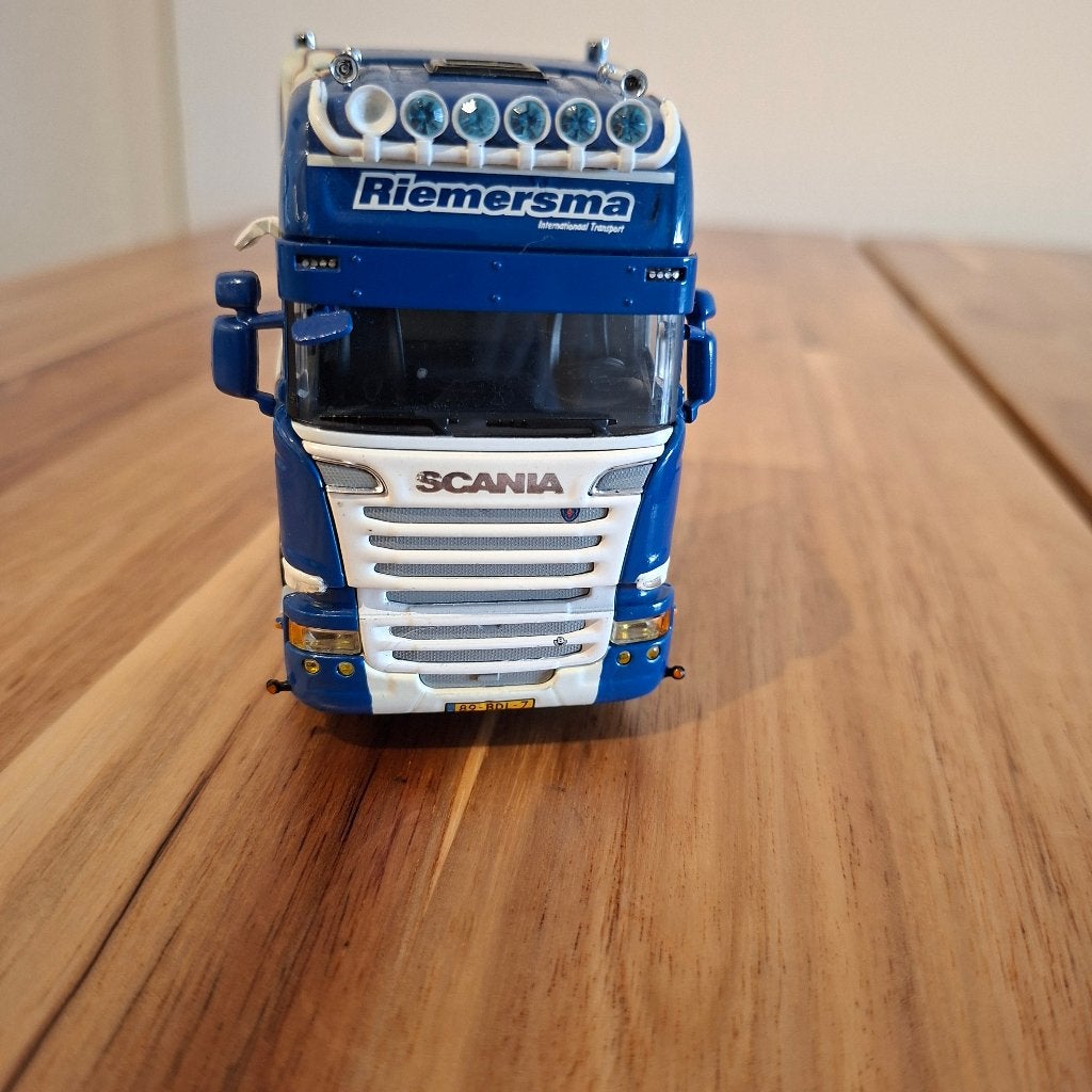 Scania HIGH Line Riemersma int transport TRUCK  model NIEUW., Ophalen of Verzenden, Nieuw, Bus of Vrachtwagen, Wsi