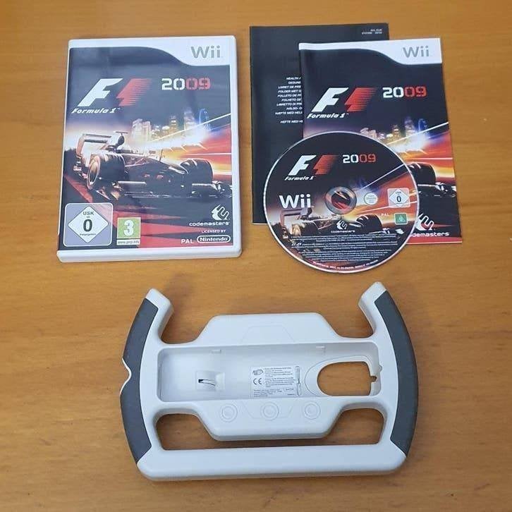Wii | FORMULA F1 2009 met F1 STUUR | F1 2009, Gebruikt, 1 speler, Racen en Vliegen, Ophalen of Verzenden