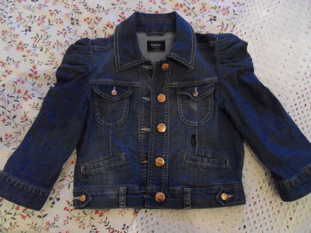 Spijkerjasje Only (kort lijfje) – maat XS, Only, Blauw, Ophalen of Verzenden, Zo goed als nieuw