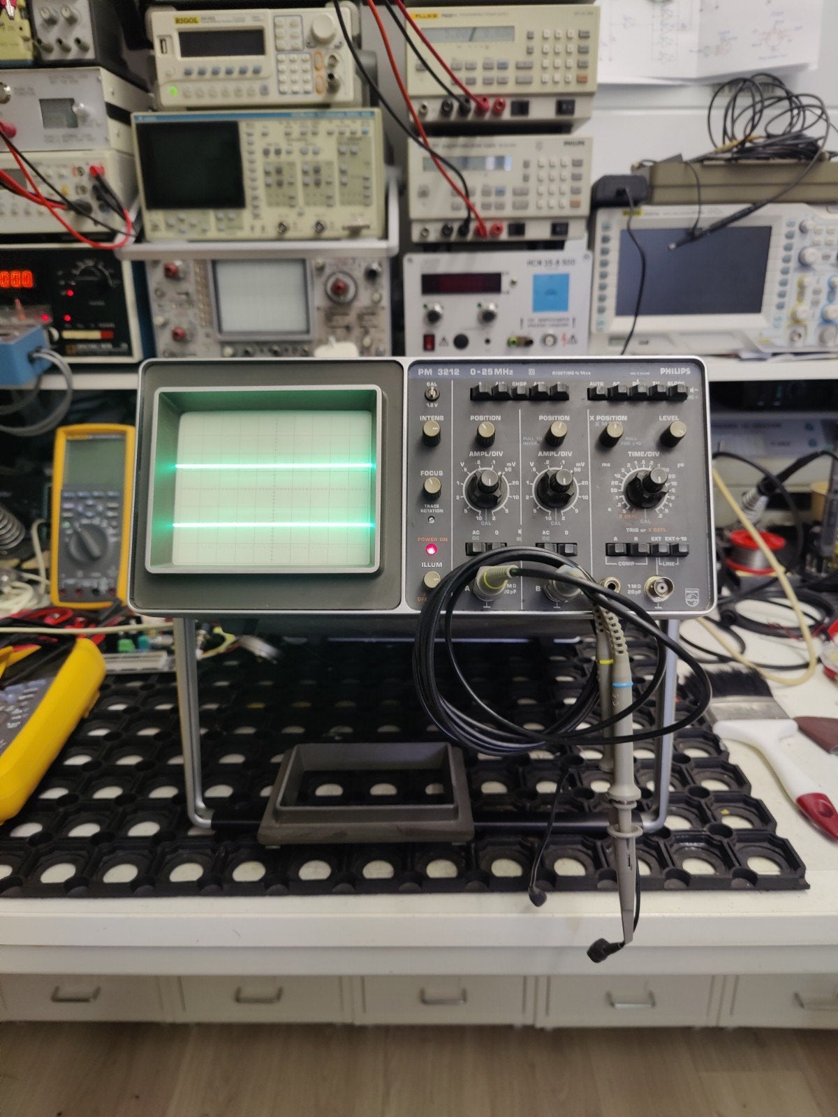 Philips PM 3212 Oscilloscoop - 25 MHz, Ophalen of Verzenden