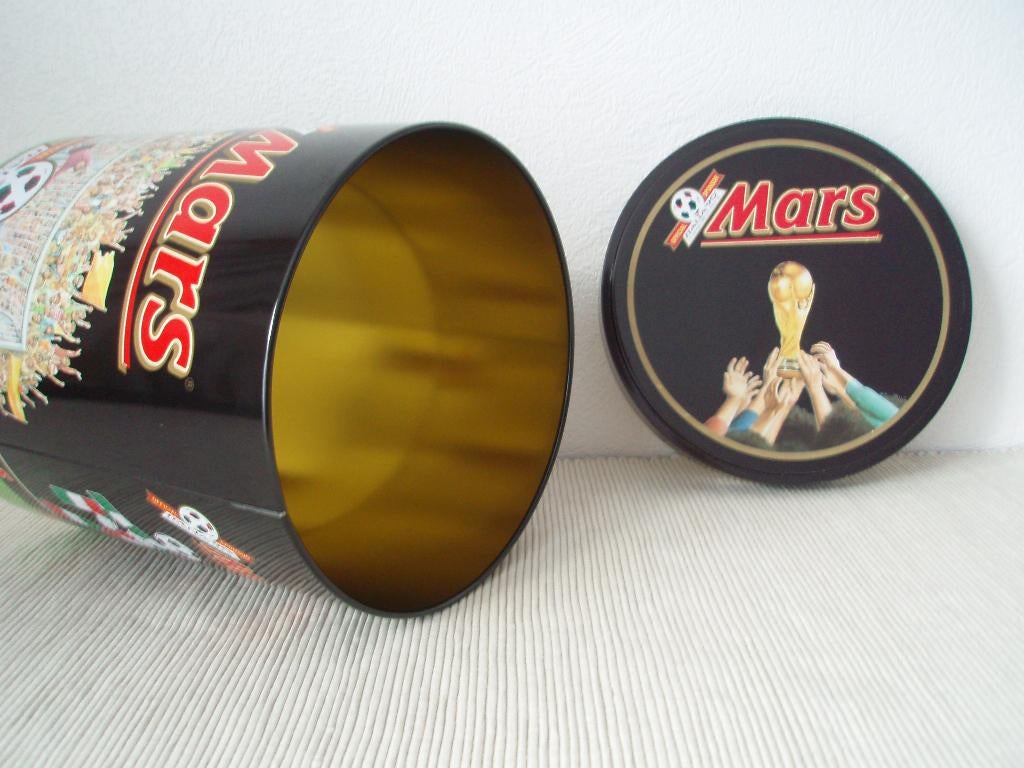 Mars-blik 1990 FIFA World Cup Italy, Verzamelen, Blikken, Zo goed als nieuw, Overige, Overige merken, Ophalen