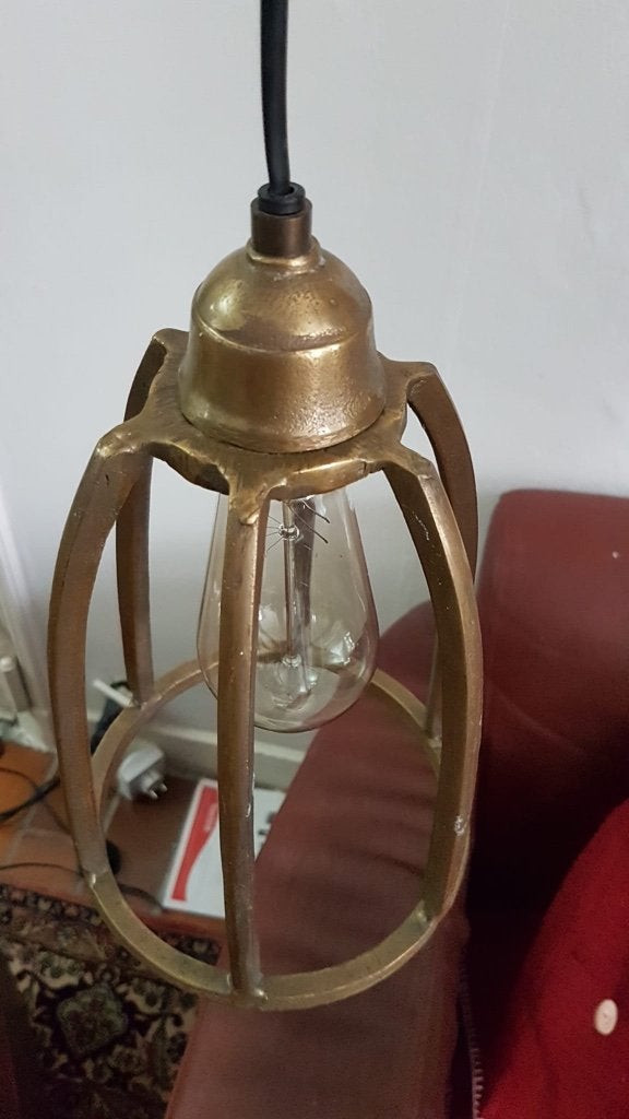 Vintage Design Koper hanglampen, Ophalen of Verzenden, Koper