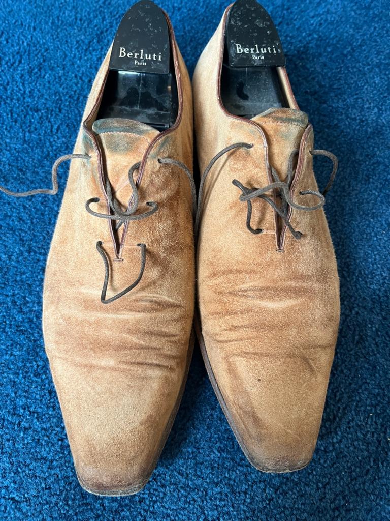 Zchoenen Berluti + schoenspanners maat 10.5 (45), Kleding | Heren, Schoenen, Ophalen of Verzenden, Gedragen, Bruin
