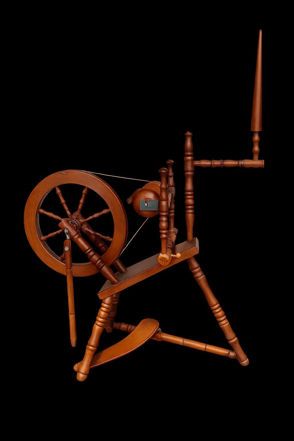 Antiek Spinnewiel - Decoratief en Functioneel, Ophalen, Gebruikt, Spinnewiel