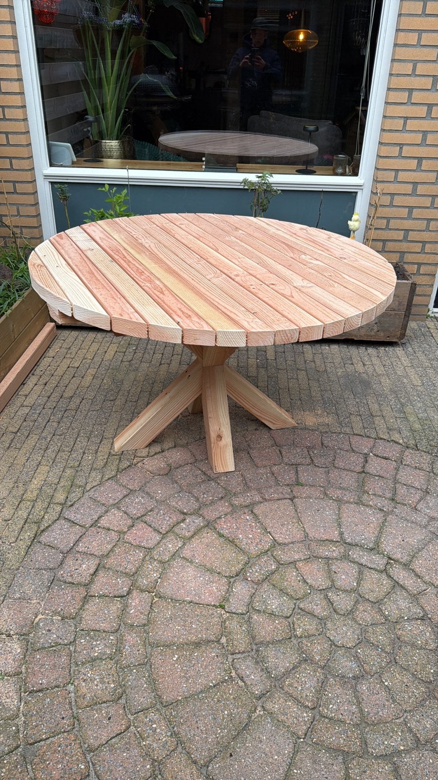 Douglas tuintafel’s planten bakken, Ophalen, Zo goed als nieuw, Rechthoekig, Hout