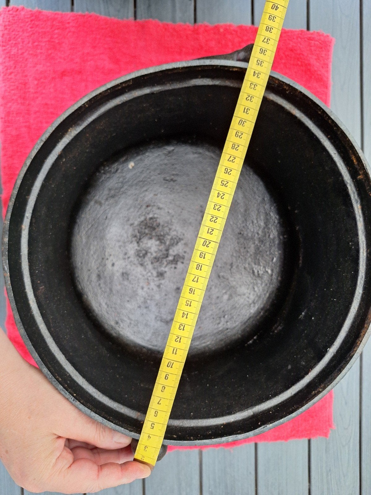 Gietijzeren Heksenketel / Kookpot - 28 cm, Ophalen, Zo goed als nieuw
