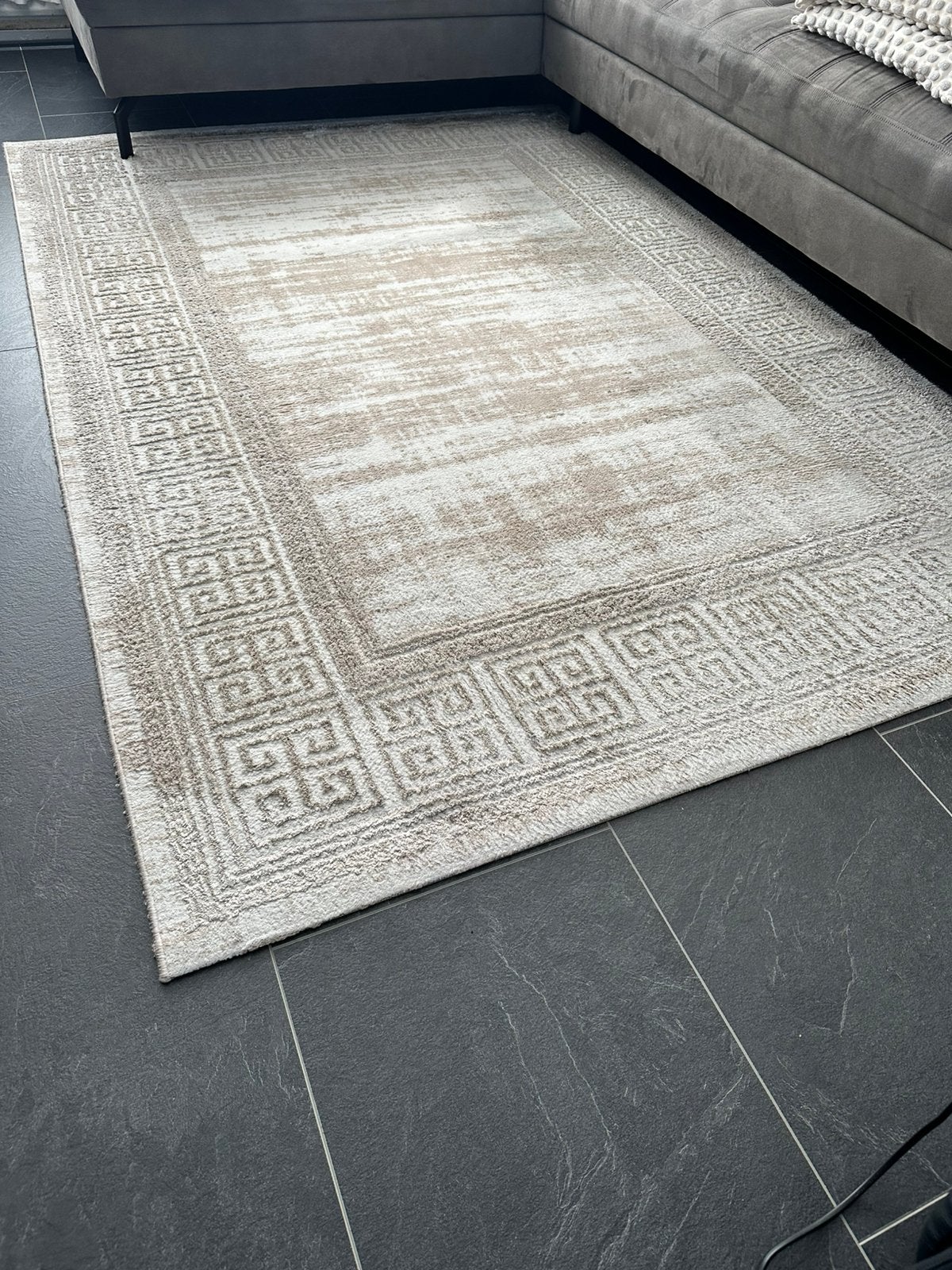 Vloerkleed 160 x 230 creme beige kleed, Ophalen, Gebruikt, Beige, 150 tot 200 cm