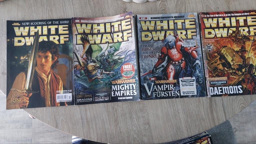 White Dwarf Tijdschriften - Warhammer & Lord of the Rings, Hobby en Vrije tijd, Ophalen of Verzenden