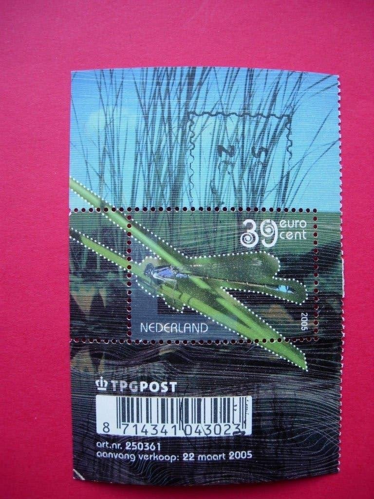 NL Nederland 2005 100jr Natuurmonumenten blok met 1 zegel, Verzenden, Na 1940, Gestempeld