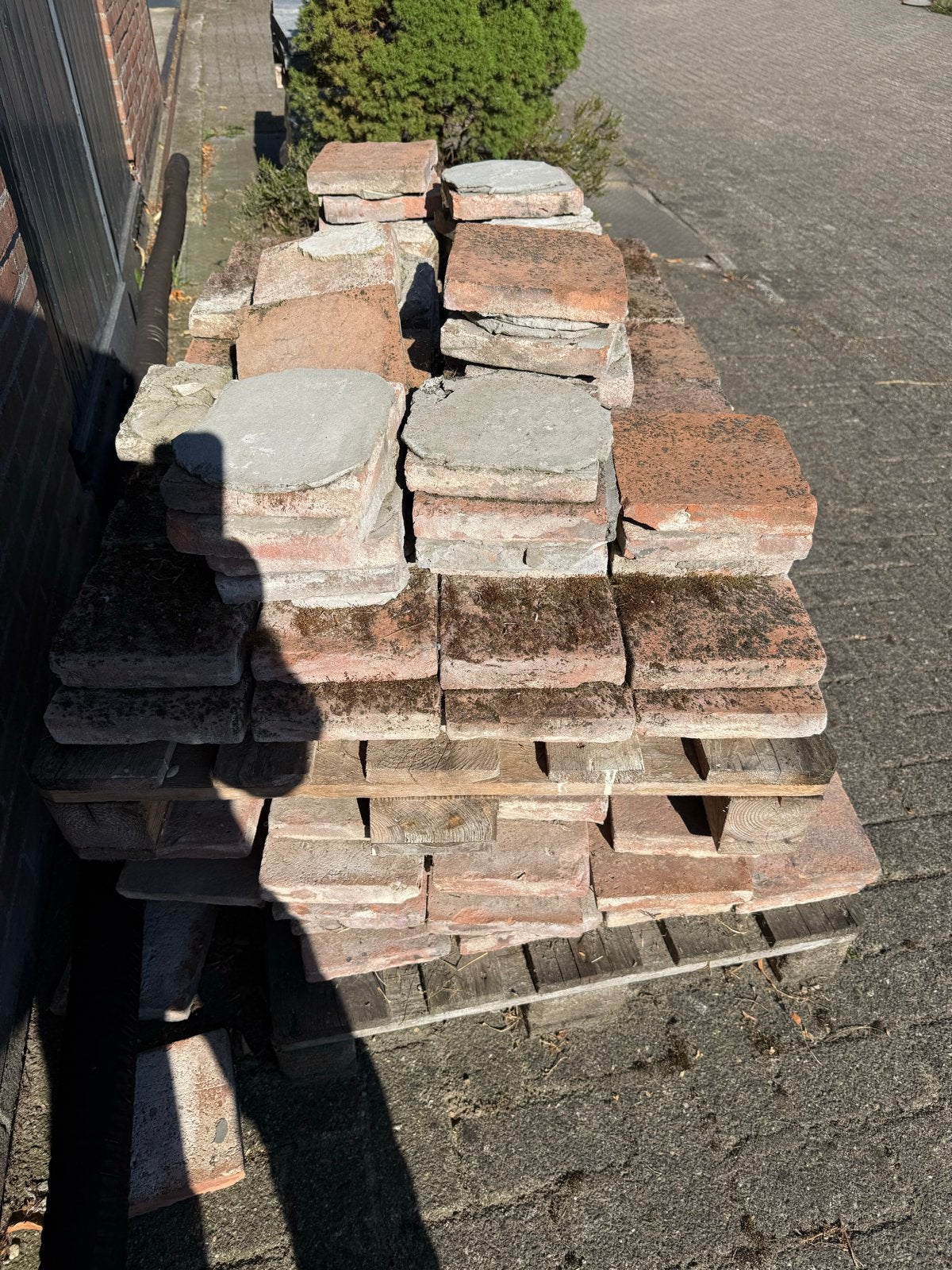 Franse terracotta plavuizen - Authentiek en sfeervol, Ophalen, Gebruikt, Steen of Klei, Minder dan 50 cm