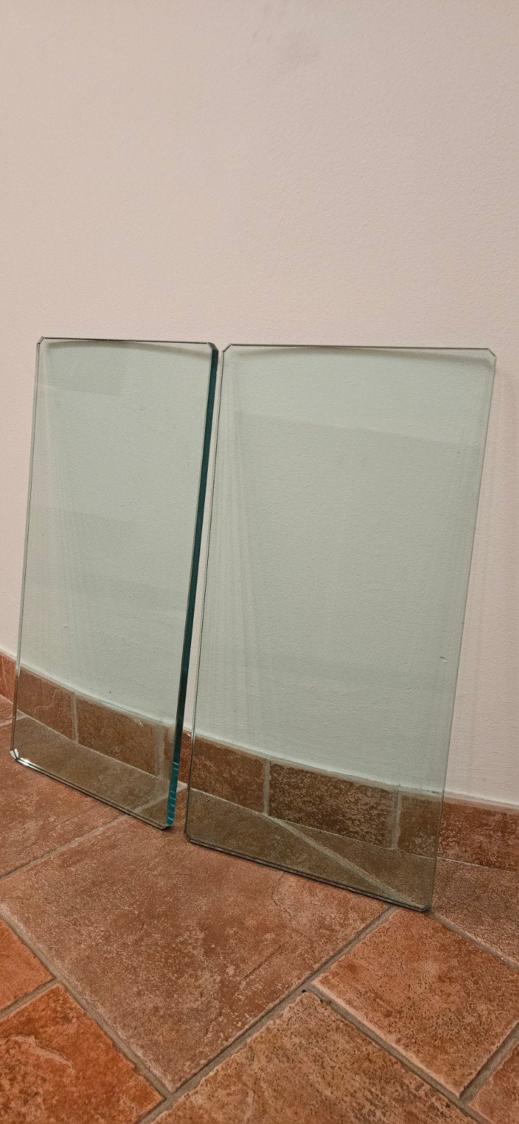 Zware glazen platen 30x60 cm - Ideaal als wandplank, Doe-het-zelf en Verbouw, Ophalen, Gebruikt, Minder dan 80 cm, Minder dan 80 cm