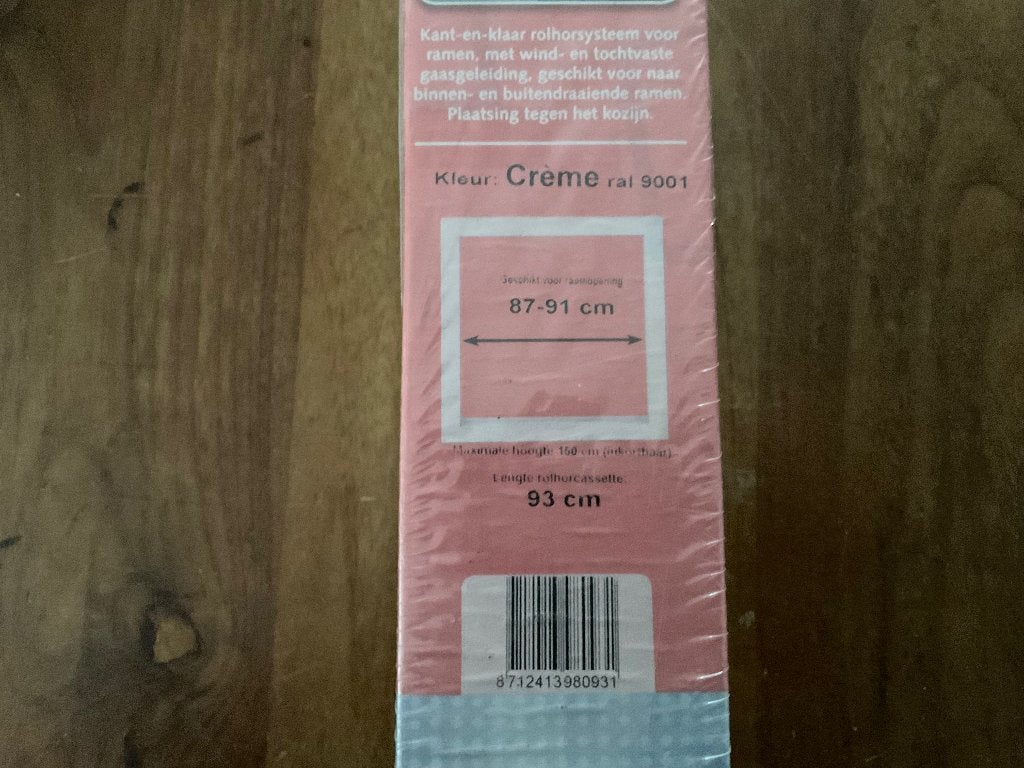 Hamstra Optima rolhor raam, 80 tot 100 cm, Overige typen, Minder dan 200 cm, Nieuw
