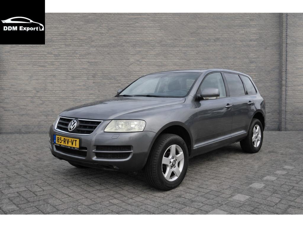 Volkswagen Touareg 3.2 V6 221pk | Navi | Leer | Xenon | Stoe, Automaat, Gebruikt, Zwart, 3189 cc