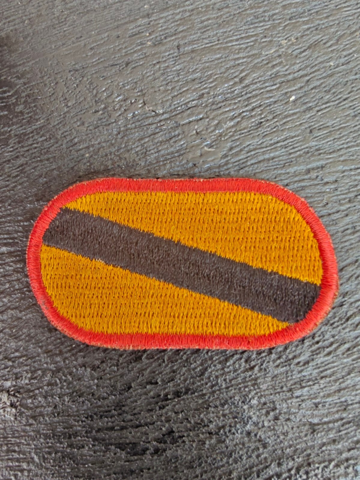 Army Airborne Oval Patch: 1st Brigade, 1st Cavalry Div - VN, Verzenden, Landmacht, Amerika, Embleem of Badge