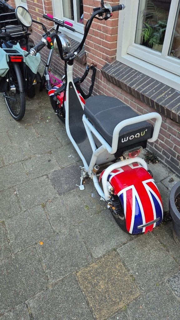 Leuke electrische scooter fatboy, Fietsen en Brommers, Scooters | Overige merken, Ophalen, Gebruikt, Elektrisch