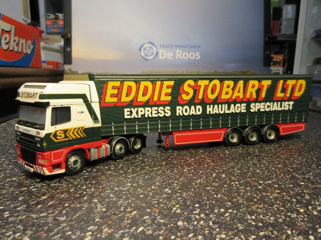 Corgi DAF 95XF Eddie Stobart met certificaat, Ophalen of Verzenden, Zo goed als nieuw, Bus of Vrachtwagen, Corgi