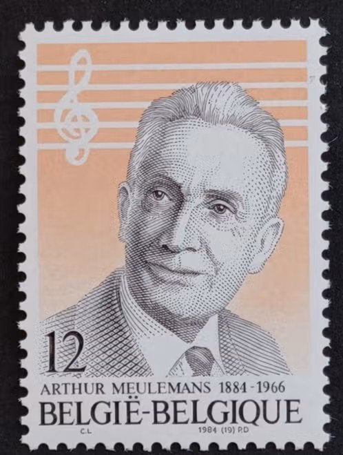 België 1984  - OBP 2154 - Arthur Meulemans, Frankeerzegel, Ophalen of Verzenden, Postfris, Postfris