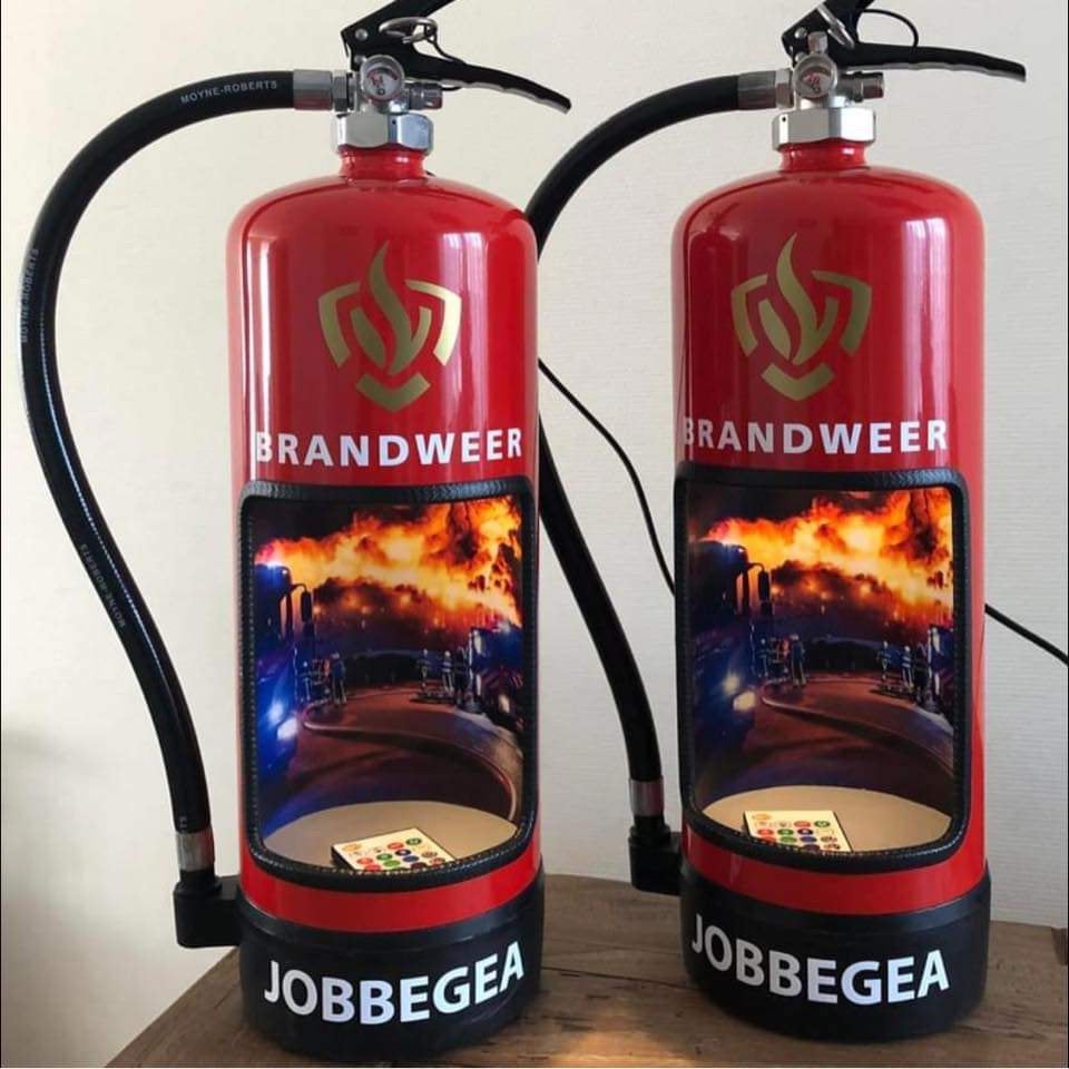 Brandweer brandblusser lamp, Ophalen of Verzenden, Zo goed als nieuw, Brandblusser
