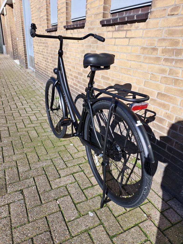 Nieuwe zwarte oma fiets met lage instap, Overige merken, Terugtraprem, (Extra) lage instap, Nieuw