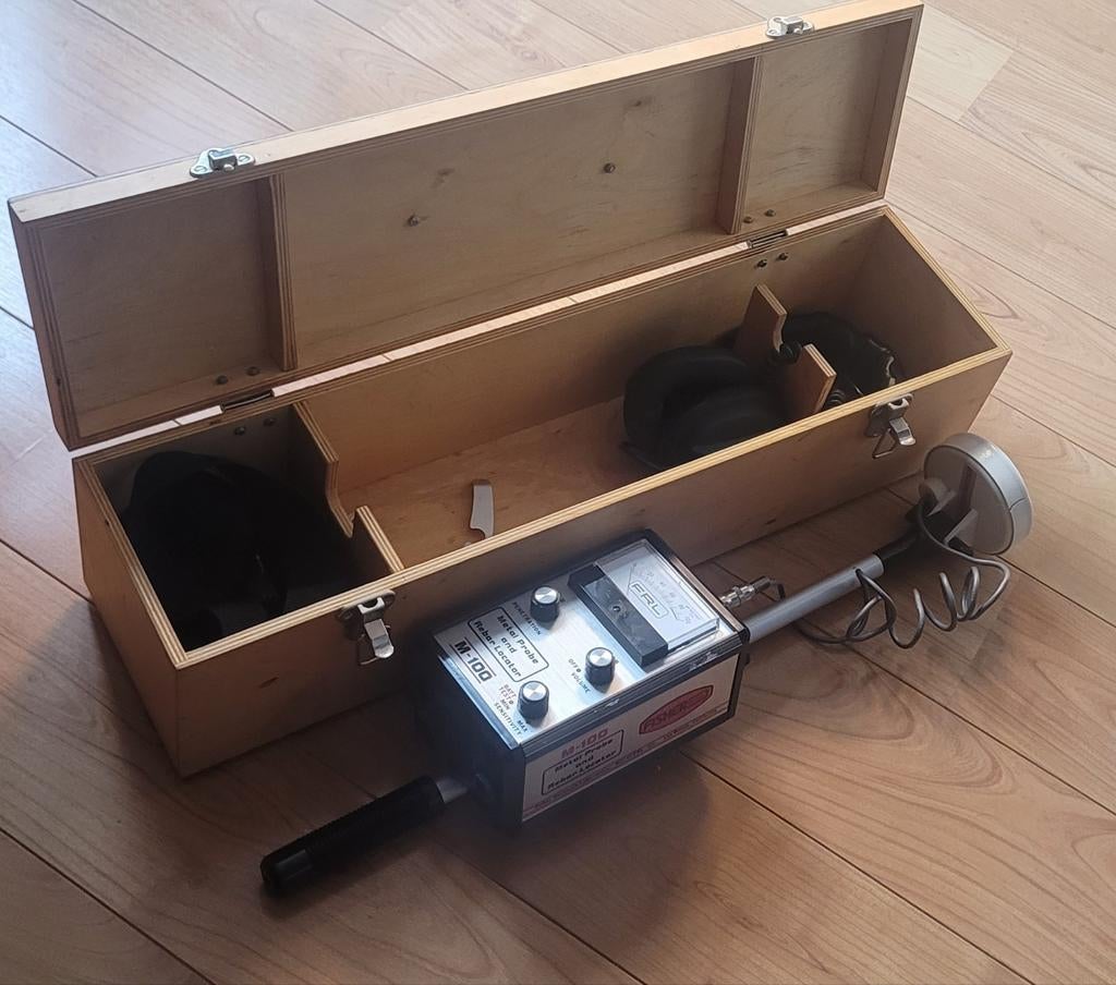 Fisher M-100 Betonijzerdetector (metaaldetector), Gebruikt, Fisher, Meer dan 30 cm, Ophalen of Verzenden
