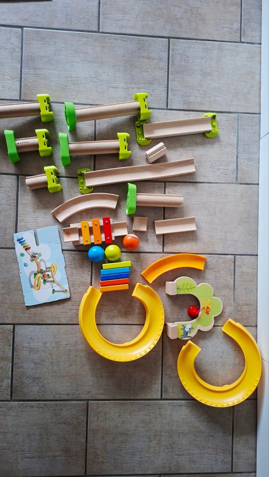Haba Kullerbu knikkerbaan set, Ophalen of Verzenden, Zo goed als nieuw, Overige typen