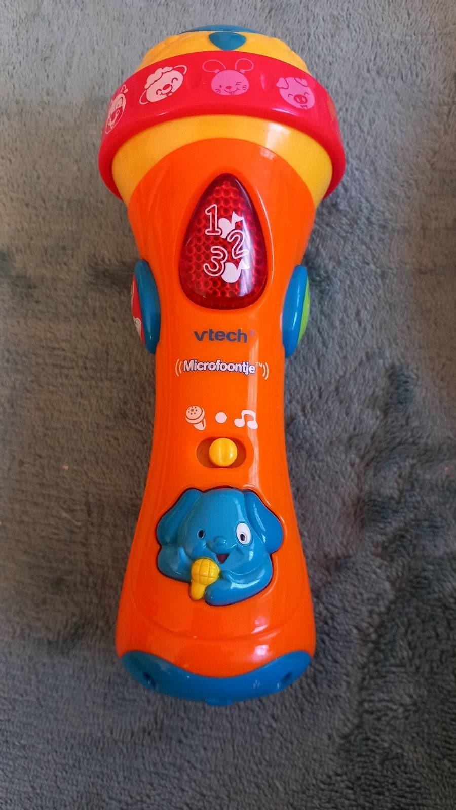 VTech Sing Along Microphone Microfoon Vintage Peuter Kleuter, Kinderen en Baby's, Speelgoed | Vtech, Ophalen of Verzenden, Gebruikt