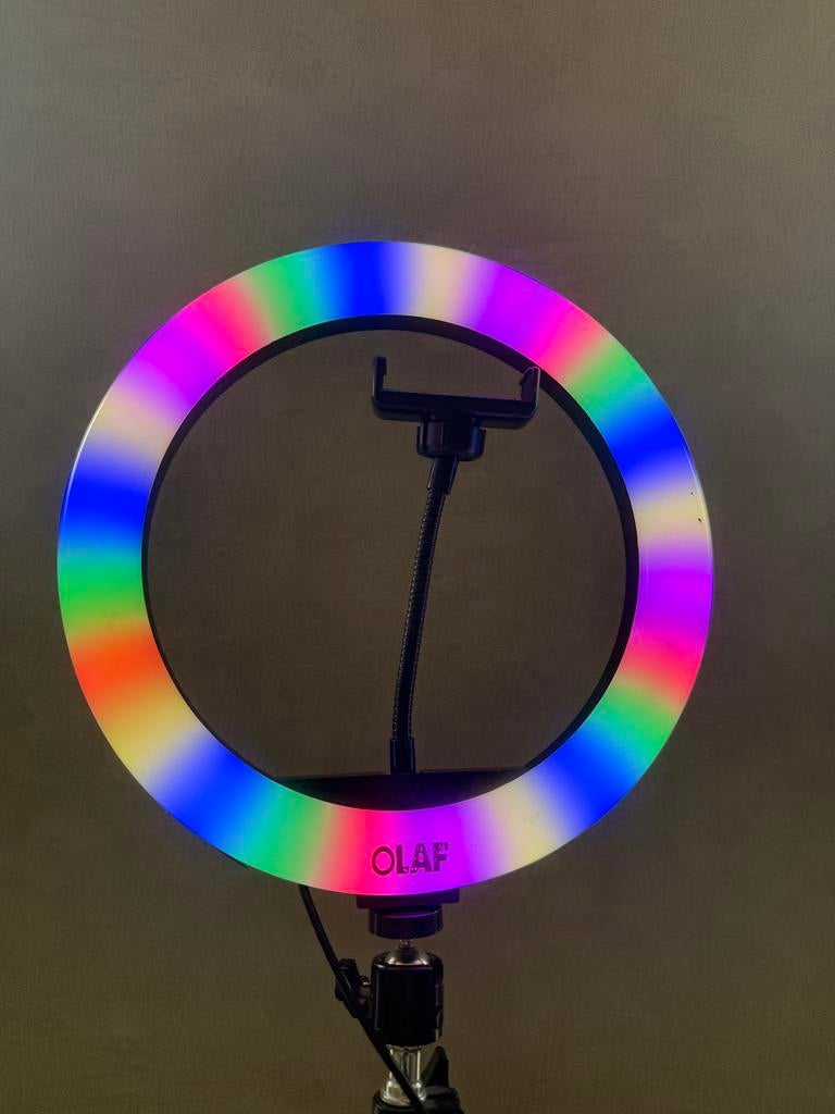 Olaf Ringlamp met Meerdere Kleuren - Werkt Perfect!, Ophalen of Verzenden, Gebruikt