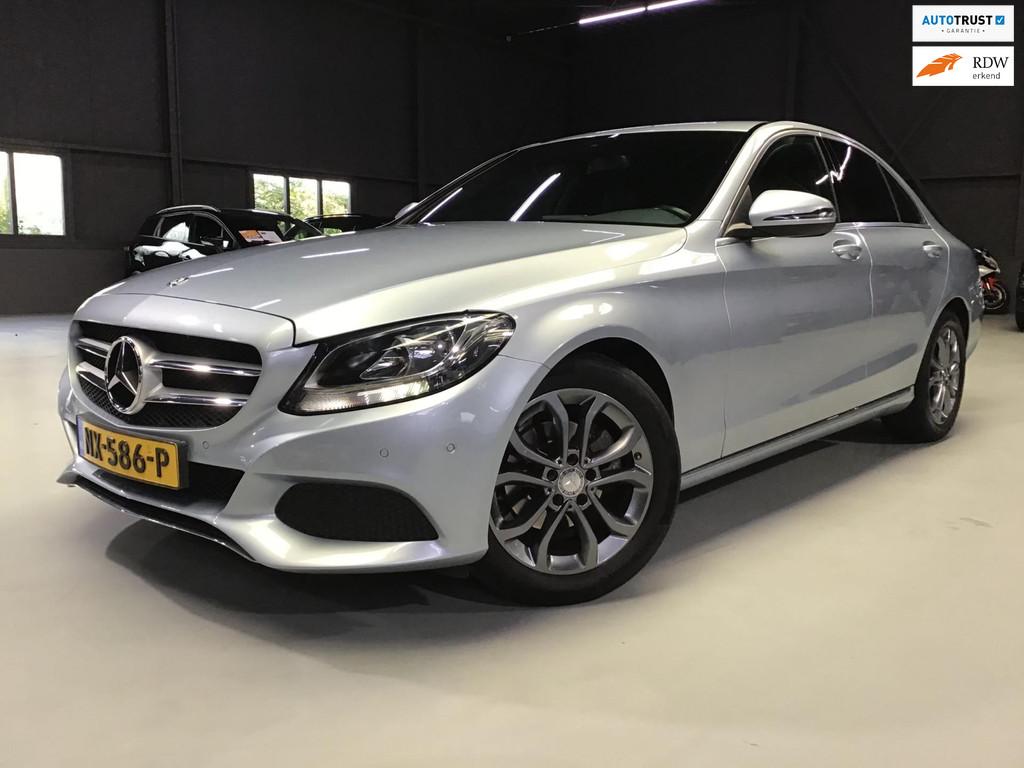 Mercedes-Benz C-klasse 180 Prestige I 92xxx Km I 2e Eigen I, Automaat, Euro 6, Leder en Stof, 1595 cc