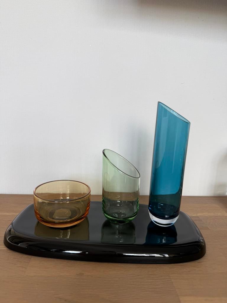 Bolia Roji Vase Tealight set, Ophalen of Verzenden, Zo goed als nieuw, Overige kleuren, Glas