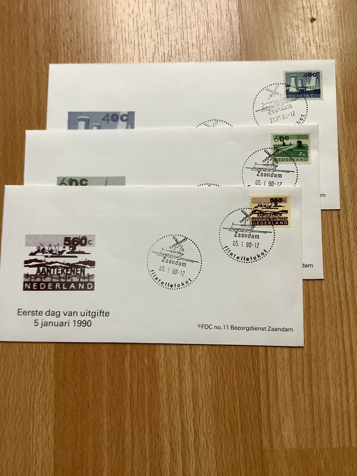3 fdc nederland, Postzegels en Munten, Postzegels | Eerstedagenveloppen, Ophalen of Verzenden, Onbeschreven, Nederland