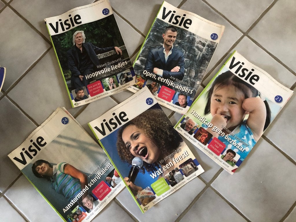 5 x Visie - EO magazine - juni 2007 zie omschrijving, Ophalen of Verzenden, Gelezen, Overige typen