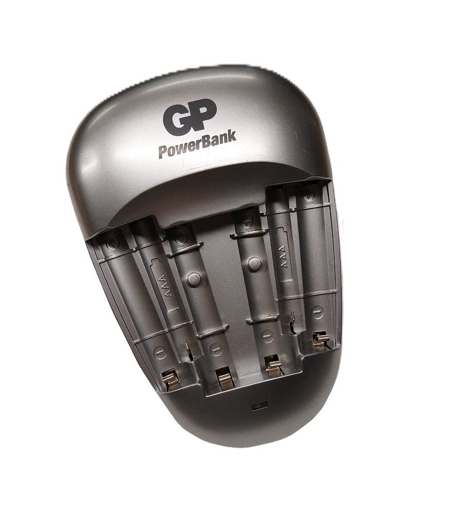GP PowerBank Quick 3 Oplader voor AA/AAA batterijen, Ophalen of Verzenden, Nieuw, Oplaadbaar