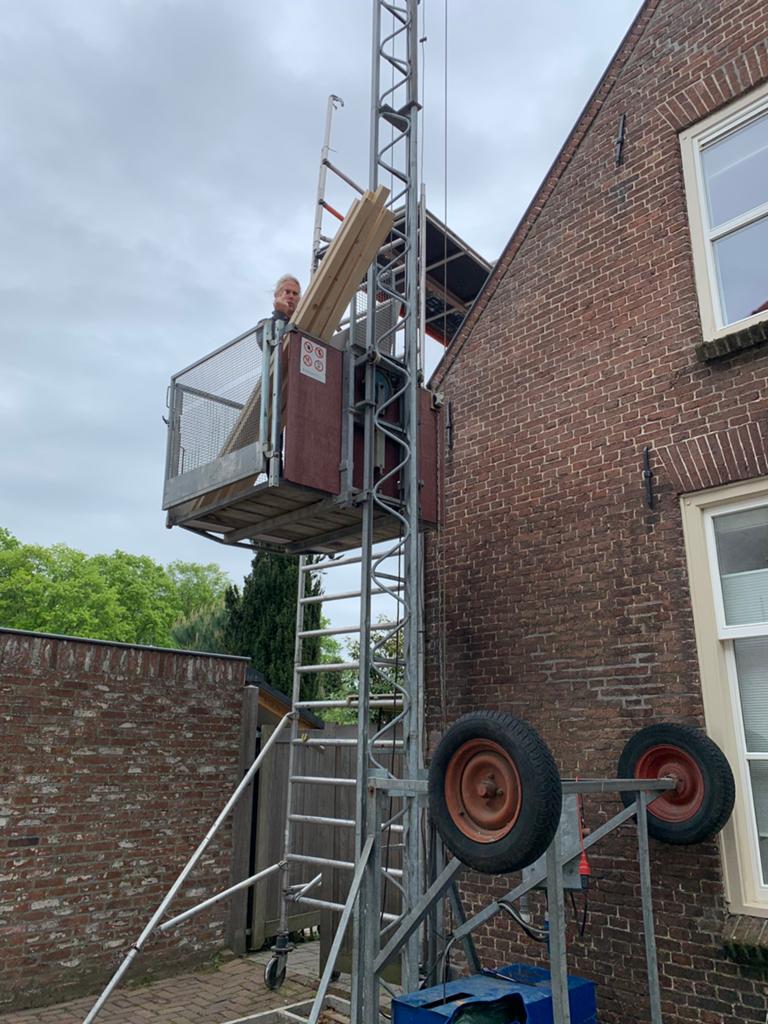 Bouwlift, Ophalen, Gebruikt, Overige typen, 5 meter of hoger