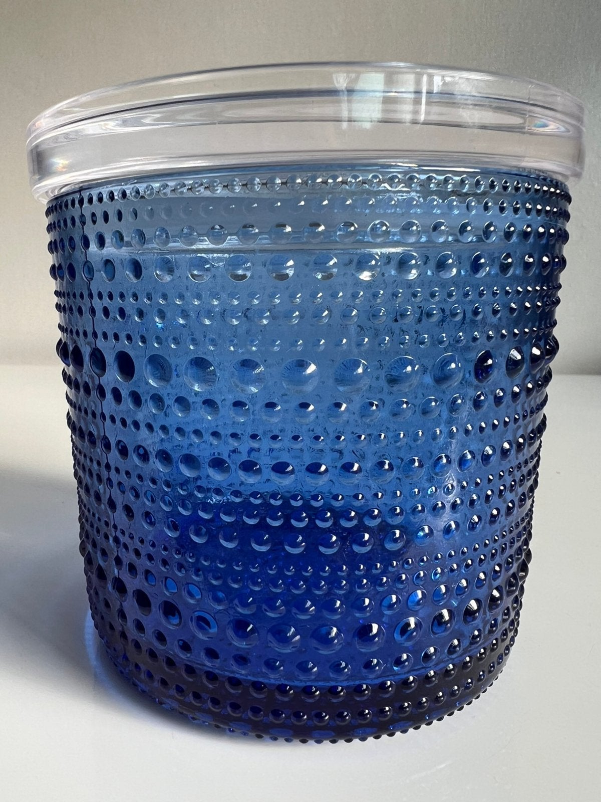 Jubileum Iittala Kastehelmi Voorraadpot Ultramarine Blue, Schaal, Rond, Nieuw, Ophalen of Verzenden