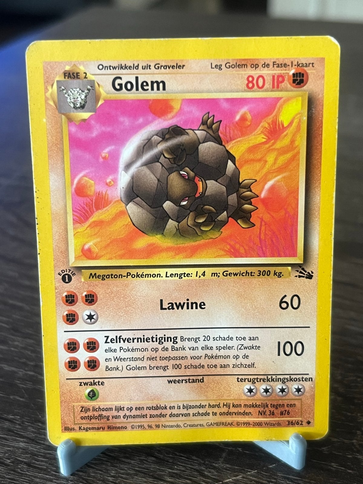 Golem NL 1e editie (36/62) - Fossiel - Good, Ophalen of Verzenden, Gebruikt, Losse kaart