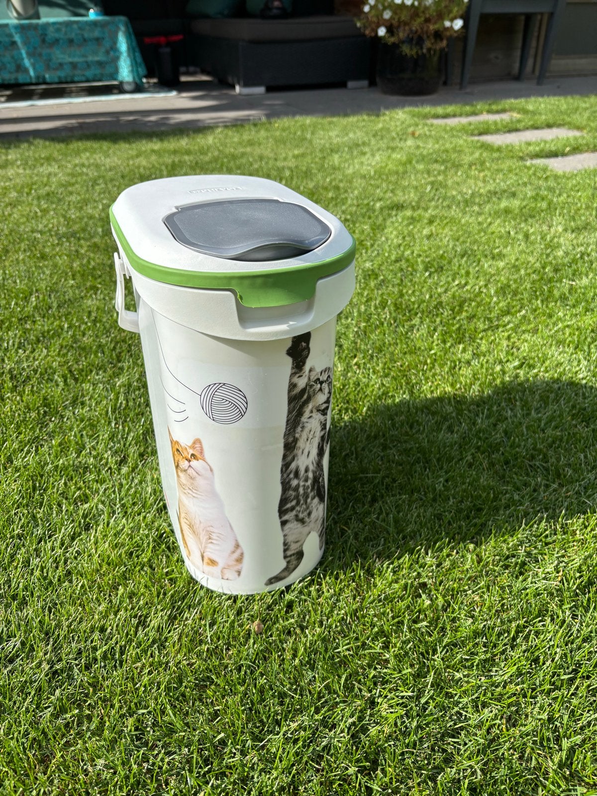 Curver bewaarton voedselcontainer kat 10 liter / 4kg, Dieren en Toebehoren, Ophalen of Verzenden
