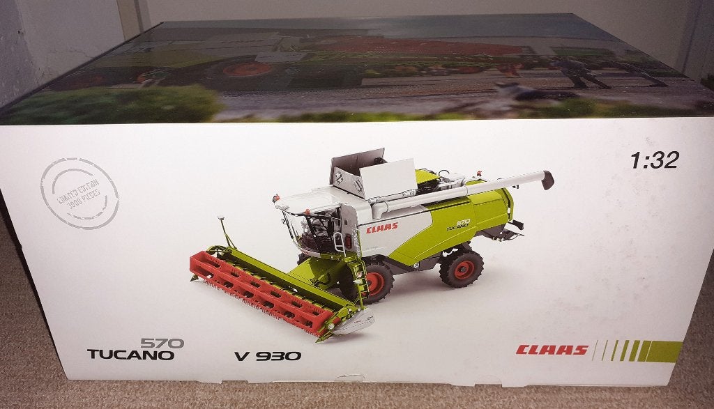 Claas tucano 570 combine met v930 maaibalk - Wiking, Ophalen of Verzenden, Nieuw, Tractor of Landbouw, Overige merken