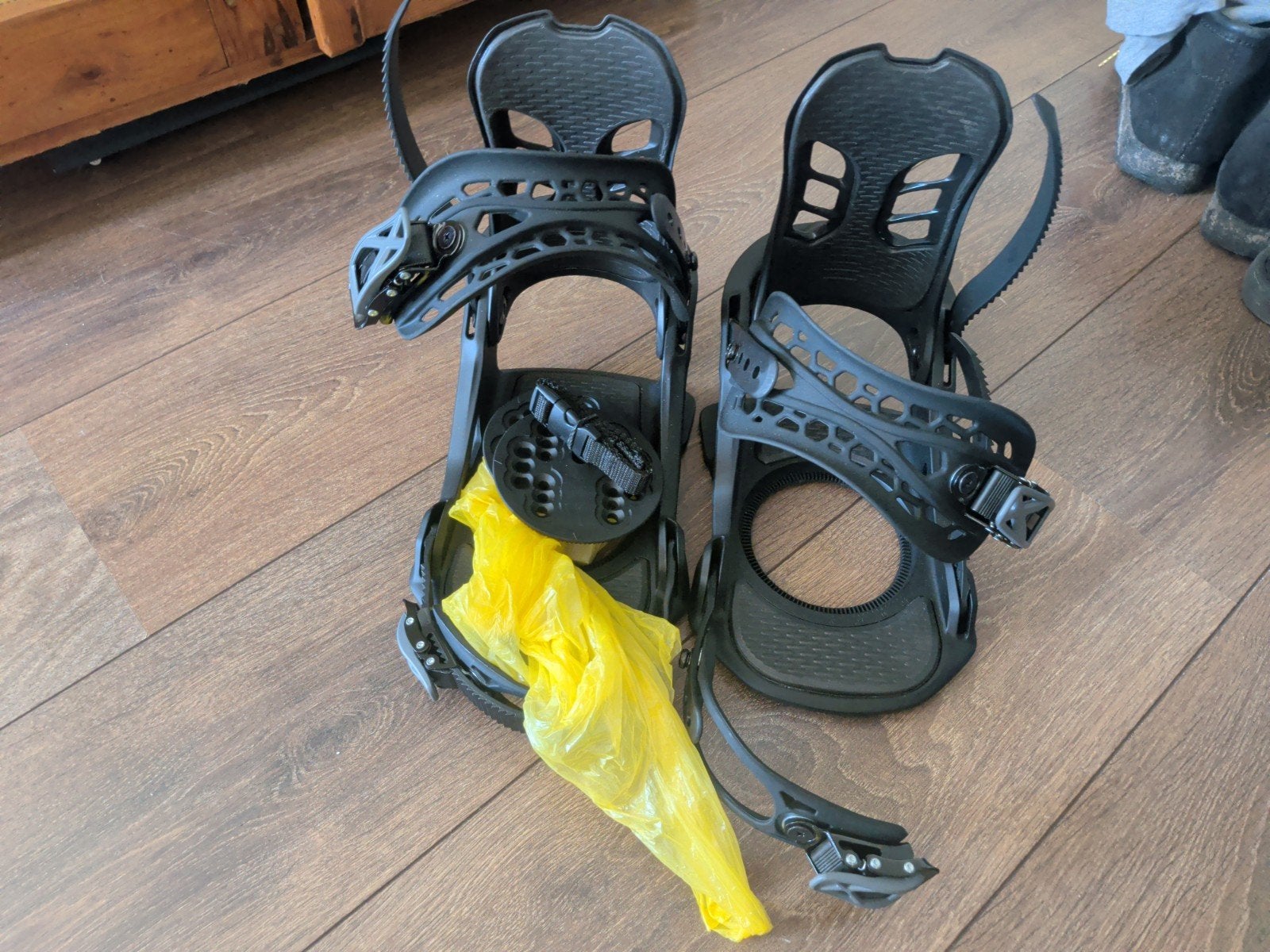 Nieuwe snowboard bindingen maat M Decathlon, Ophalen of Verzenden, Nieuw, Bindingen