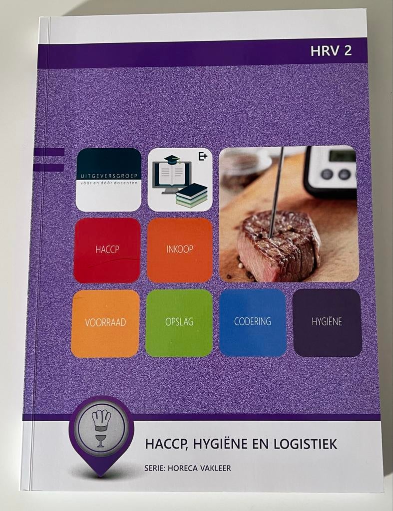 HACCP, Hygiëne en Logistiek (HRV 2) - Horeca Vakleer, Ophalen of Verzenden, Zo goed als nieuw, MBO