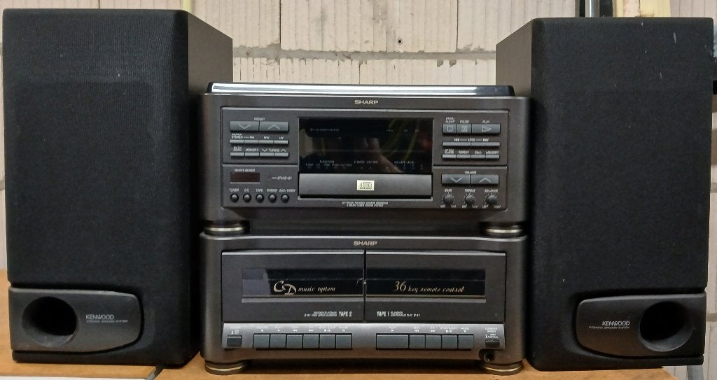Audio Sharp met boxen kenwood, Overige spelers, Ophalen, Overige merken, Gebruikt