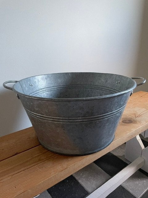 Zinken teil (altijd binnen gestaan), Gebruikt, Minder dan 30 cm, Minder dan 60 cm, Rond