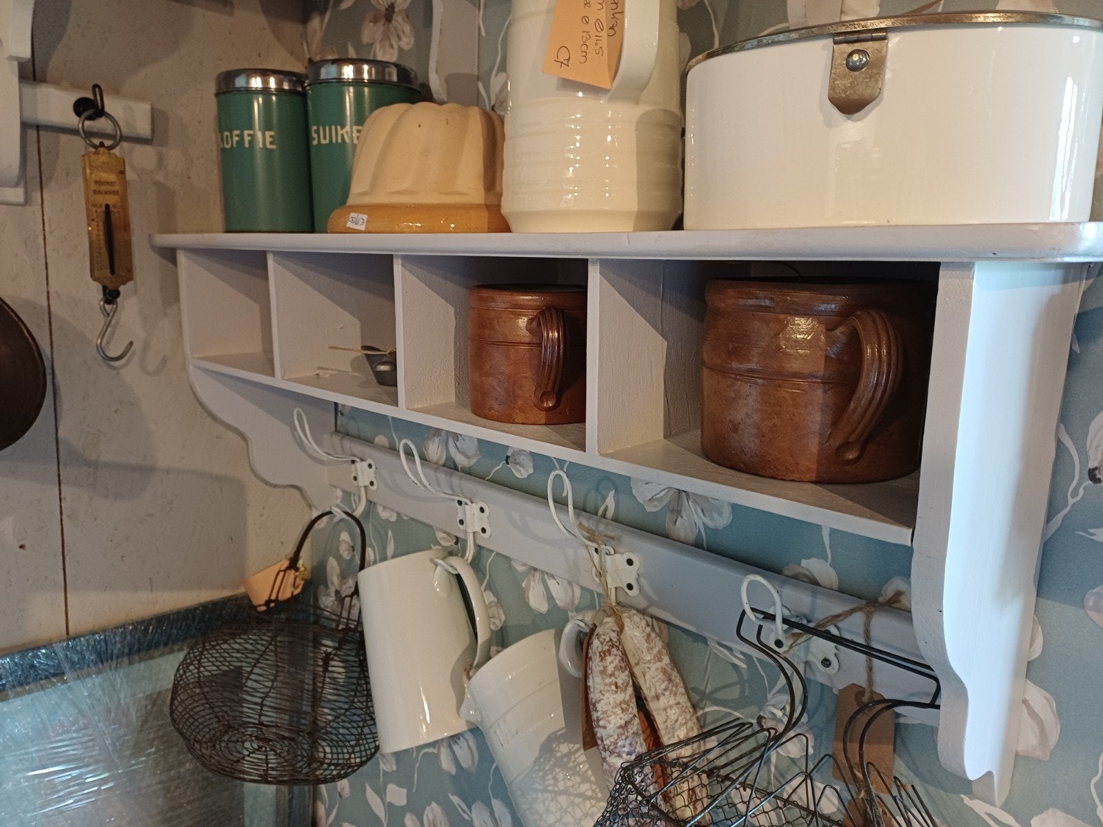 Brocante Vakken Kastje /Regaal..., Antiek en Kunst, Curiosa en Brocante, Ophalen